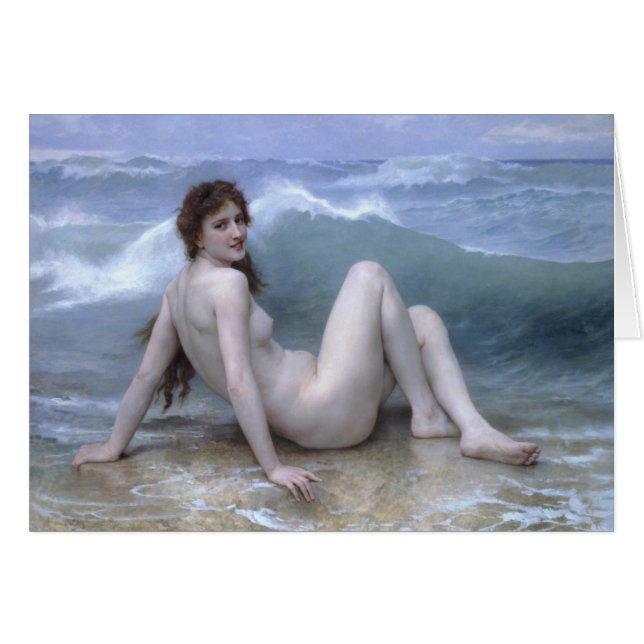 Die Welle von William-Adolphe Bouguereau (Vorderseite (Horizontal))