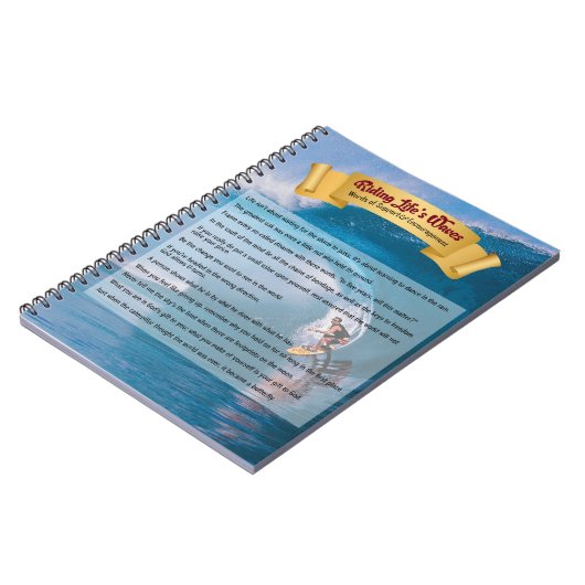 Die Wellen des Reitlebens - Unterstützung u. Notizblock (Linke Seite)