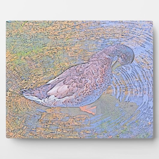 Die Wellen Fotoplatte (Vorderseite)