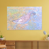 Die Wellen Leinwanddruck (Insitu (Wohnzimmer))