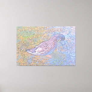 Die Wellen Leinwanddruck