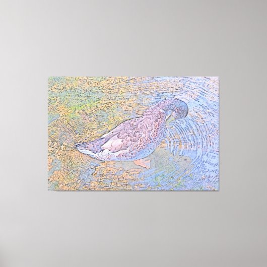 Die Wellen Leinwanddruck (Vorderseite)