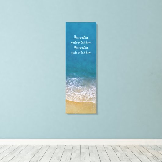 Die Wellen Leinwanddruck (Insitu (Holzboden))