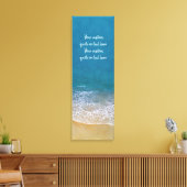 Die Wellen Leinwanddruck (Insitu (Wohnzimmer))