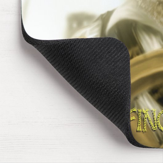 DIE WELLEN… ODER DAS SURFEN DES NETZES SEGELN? ,… MOUSEPAD (Ecke)