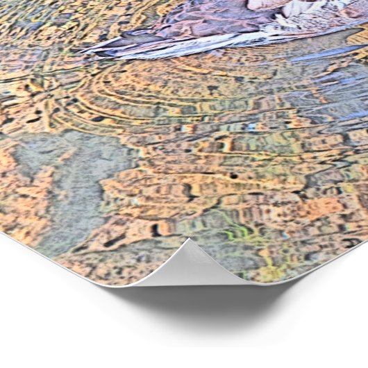 Die Wellen Poster (Ecke)