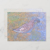 Die Wellen Postkarte (Vorne/Hinten)