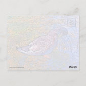 Die Wellen Postkarte (Rückseite)