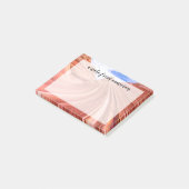 Die Wellensandsteinbildung Post-it Klebezettel (angewinkelt)