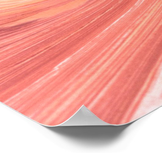 Die Wellensandsteinbildung Poster (Ecke)