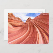 Die Wellensandsteinbildung Postkarte (Vorne/Hinten)