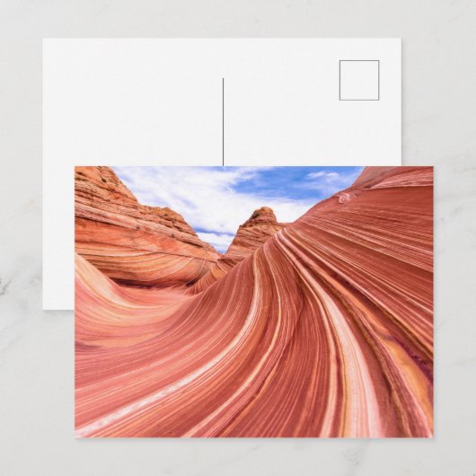 Die Wellensandsteinbildung Postkarte (Vorne/Hinten)