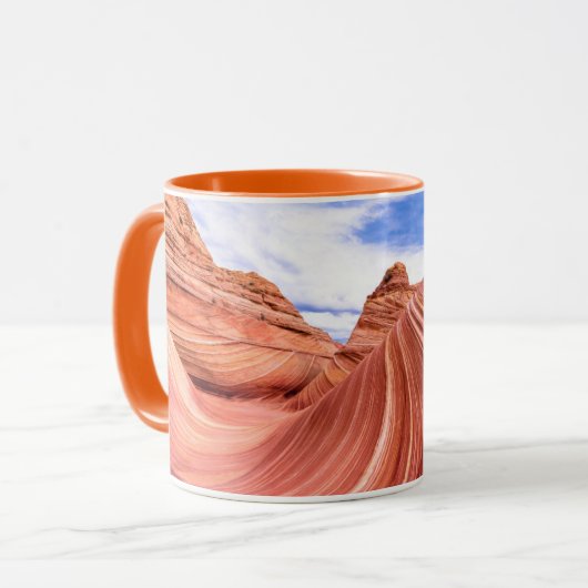 Die Wellensandsteinbildung Tasse (Vorderseite Links)