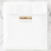 Die Welpen des Goldenen Retriever Quadratischer Aufkleber (Tasche)