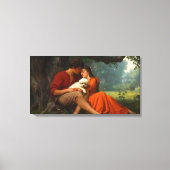 Die welpenartige Liebe Leinwanddruck (Vorderseite)