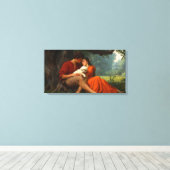 Die welpenartige Liebe Leinwanddruck (Insitu (Holzboden))