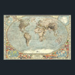 Die Welt - 1875 Poster<br><div class="desc">Politische Weltkarte im Januar 1875.</div>