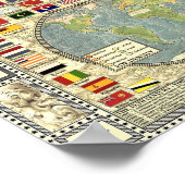 Die Welt - 1875 Poster (Ecke)