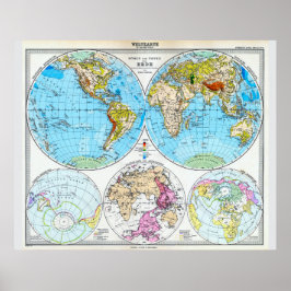 Die Welt 1891 Poster