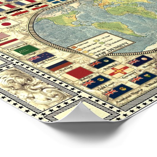 Die Welt - 1914 Poster (Ecke)