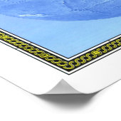 " Die Welt: 1988/heute - Detaillierte Physikalisch Poster (Ecke)