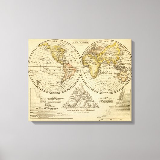Die Welt 2 Leinwanddruck (Vorderseite)
