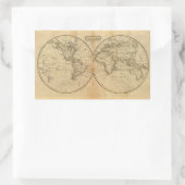 Die Welt 2 Rechteckiger Aufkleber (Tasche)