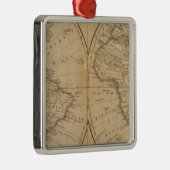 Die Welt 2 Silbernes Ornament (Rechts)