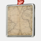 Die Welt 2 Silbernes Ornament (Links)