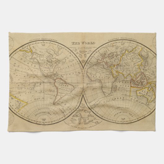 Die Welt 3 Handtuch (Horizontal)