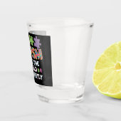 Die Welt anders als das Bewusstsein für Autismus Schnapsglas (Rechts)