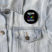 Die Welt anders sehen - Autismus-Bewusstsein Button (Beispiel)