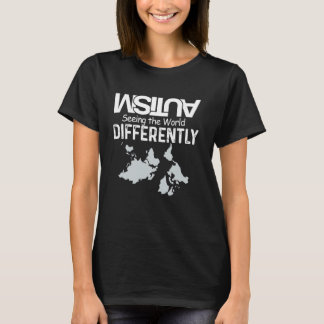 Die Welt anders sehen Hemd Autismus-Monat Su T-Shirt