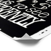 Die Welt anders sehen Poster (Ecke)