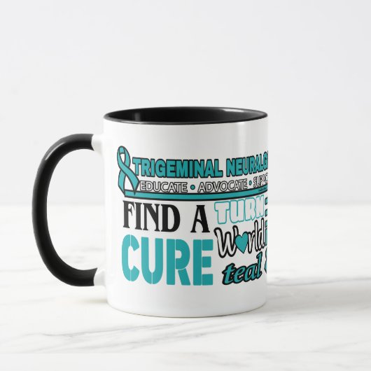 Die Welt Aquamarin machen...TN Tasse (Links)