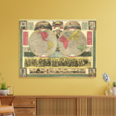 Die Welt auf der einen Seite Leinwanddruck (Insitu (Wohnzimmer))