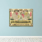 Die Welt auf der einen Seite Leinwanddruck (Insitu (Holzboden))