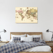 Die Welt auf der Projektion von Mercator Leinwanddruck (Insitu (Schlafzimmer))