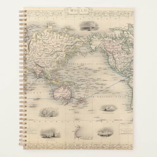 Die Welt auf der Vorstellung von Mercator Planer (Vorderseite)