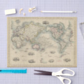 Die Welt auf Mercators Projektion Seidenpapier (Handwerk)
