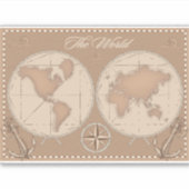 Die Welt Aufkleber (Vorderseite)