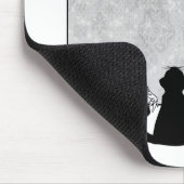 Die Welt aufpassend, gehen Sie durch mousepad (Ecke)