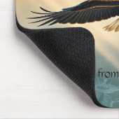 Die Welt aus einer anderen Perspektive betrachten Mousepad (Ecke)