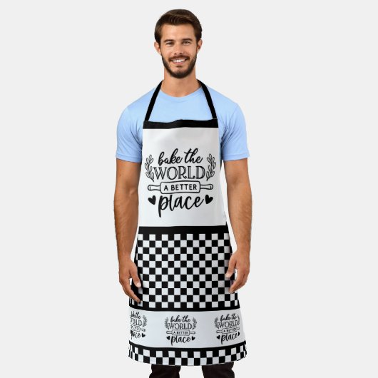 Die Welt besser abbilden Schürze (Getragen)
