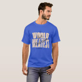 Die Welt Bestes Blau T-Shirt (Vorne ganz)