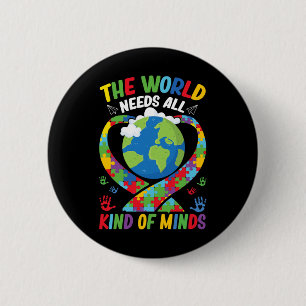 Die Welt braucht alle Arten von Minds Neurovielfal Button