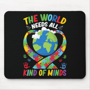 Die Welt braucht alle Arten von Minds Neurovielfal Mousepad