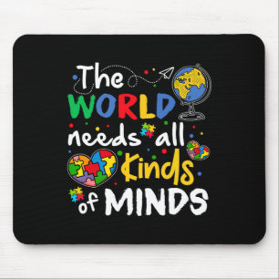 Die Welt braucht ein Bewusstsein für Autismus alle Mousepad