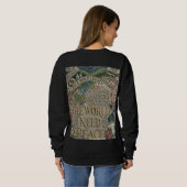 Die Welt braucht Frieden Sweatshirt (Schwarz voll)