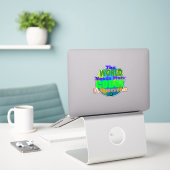 Die Welt braucht mehr Cobol-Programmierer Aufkleber (Laptop auf Schreibtisch)